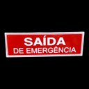 Ver imagem 3 de Kit 2 Placa de Sinalização Saida de Emergencia 10x30 Cm