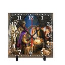 Ver imagem 1 de Relógio de Mesa Presépio Jesus Maria Católico Evangéligo Decoração