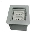 Ver imagem 1 de Mini Caixa Tomada Embutir Universal 2 Tomadas 20a - Cinza