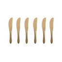 Ver imagem 1 de Kit 6 Mini Facas Oikos em Bambu Natural Minimalista