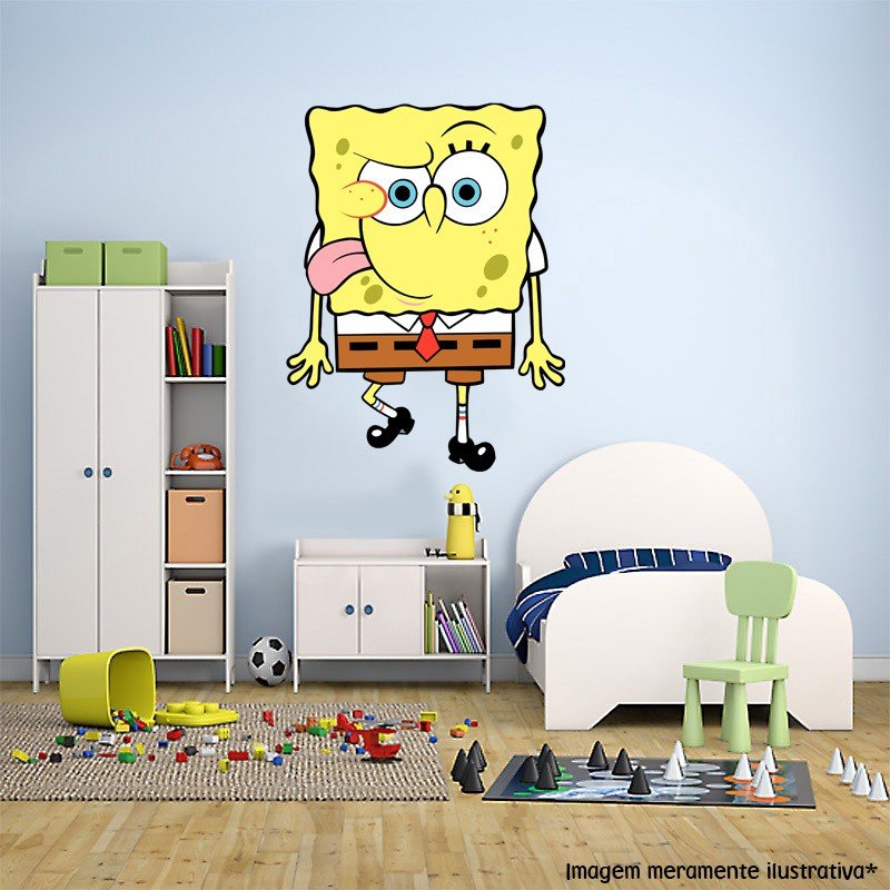 Adesivo de Parede Bob Esponja Mod1:44 X 60 Cm - 1