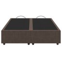 Ver imagem 2 de Base Cama Box Casal King Size Veludo Bordado Marrom Skybox