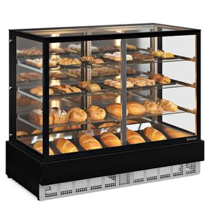 Vitrine Neutra Conveniência Gourmet Mgen150 Gelopar Balcão Seco Preto Bivolt