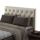 Ver imagem 2 de Cabeceira Casal Estofada Hampton Probel Corino