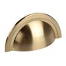 Puxador Shell 64mm Gold Escovado Zen Design - 1