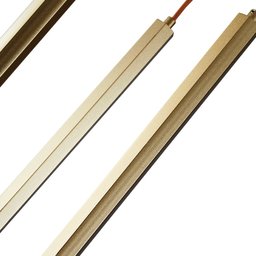Lustre Pendente Nordecor Pean 2520 Dourado Led Bivolt - 5