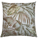 Ver imagem 3 de Kit 3 Capas de Almofada Impermeável Estampa Digital 100% Algodão Folhas Marrom 43cmx43cm