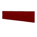 Ver imagem 1 de Cabeceira Cama Casal Queen México 1,60 Box Estofada - Vermelho Suede