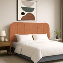Ver imagem 1 de Cabeceira Cama Box Queen 160 Cm Estofada Revestida em Bouclé Luxo