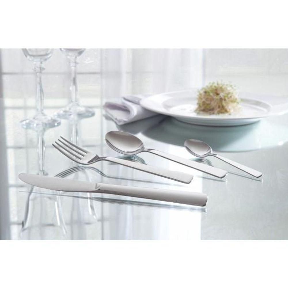 Faqueiro Tramontina Oslo em Aço Inox com Facas de Mesa Acabamento Alto Brilho 24 Peças - 4