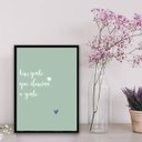 Ver imagem 1 de Quadro Tem Gente Que Ilumina A Gente 45x34cm - com vidro:Madeira branca