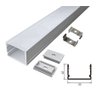 Perfil de Sobrepor 20x30mm P/fitas de Led 3m Nordecor - Branco - 1