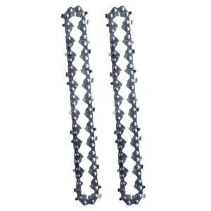 Corrente Mini Motosserra Eletrica 6 Polegadas 18 Dentes Portatil Reposiçao Ferramenta Obra Construça