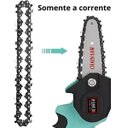 Ver imagem 4 de Corrente Mini Motosserra Eletrica 6 Polegadas 18 Dentes Portatil Reposiçao Ferramenta Obra Construça