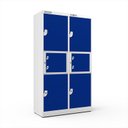 Ver imagem 1 de Armário em Aço Distribuidor Duplo Nr 24 - Nk 2719 Nilko Armários Azul Chave Padrão