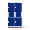 Ver imagem 2 de Armário em Aço Distribuidor Duplo Nr 24 - Nk 2719 Nilko Armários Azul Chave Padrão