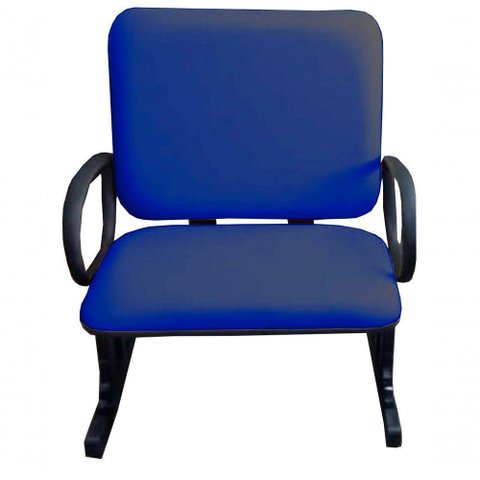 Cadeira Para Escritório Até 250kg Azul