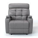 Ver imagem 3 de Poltrona do Papai Reclinável com Elevador Lift Pós Cirurgico em Corino Cor Cinza- Modelo Florença