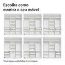 Ver imagem 7 de Guarda-Roupa Casal 6 Portas Batentes Netuno Madesa