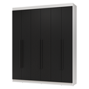 Ver imagem 4 de Guarda-Roupa Casal 6 Portas Batentes Netuno Madesa