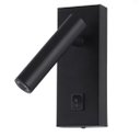 Ver imagem 1 de Arandela de Parede Led Leya Direcionável 3000k 2w Bivolt Preto Gaya