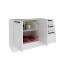 Ver imagem 4 de Armário de Cozinha Balcão 120cm com 2 Portas e 3 Gavetas Grazi Tecnomobili
