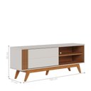 Ver imagem 2 de Rack para TV Theo 60 Polegadas 160cm MDP MDF Off White Matte Freijo Colibri Móveis