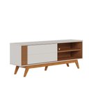 Ver imagem 3 de Rack para TV Theo 60 Polegadas 160cm MDP MDF Off White Matte Freijo Colibri Móveis