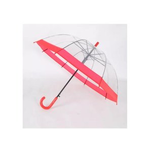 Guarda-chuva Infatil Transparente Vermelho
