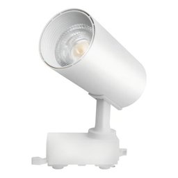 Kit Trilho Eletrificado 2m + 6 Spot Trilho Eletrificado 15w Branco 3000k com Emenda Inclusa - 3