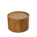 Ver imagem 1 de Mesa de Centro Odin Lamina de Madeira Mel Castanho