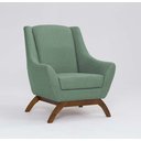 Ver imagem 2 de Poltrona Dekorien Juliet Premium Linho Verde Salvia Alto Acabamento