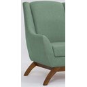 Ver imagem 5 de Poltrona Dekorien Juliet Premium Linho Verde Salvia Alto Acabamento