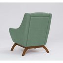 Ver imagem 4 de Poltrona Dekorien Juliet Premium Linho Verde Salvia Alto Acabamento