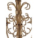 Ver imagem 6 de Lustre Moderno Dourado em Ferro Artesanal para Iluminação de Sala Rústica