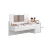 Camarim Blush Suspensa com Espelho Branco Fosco Moveis Albatroz - 4