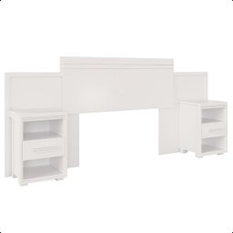 Cabeceira com Criado Dinamarca para Cama Casal/queen Box até 160 - 1