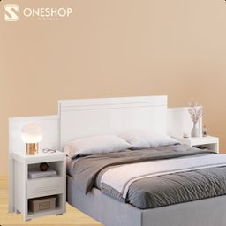 Cabeceira com Criado Dinamarca para Cama Casal/queen Box até 160 - 3