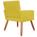Ver imagem 4 de Poltrona para Sala Decorativa Mya Confortável Reforçada Suede