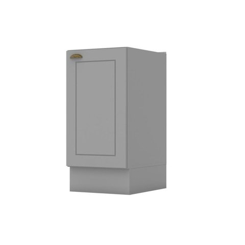 Balcão de Cozinha 40cm 1 Porta Henn Nova York Cinza Hp