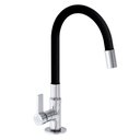 Ver imagem 1 de Torneira para Cozinha Flexivel de Bancada 2196 1/4v C70 Preto Talita