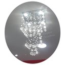 Ver imagem 2 de Lustre para Sala de Cristal Legítimo K9 Base Inox 40 Cm Alt