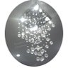 Lustre para Sala de Cristal Legítimo K9 Base Inox 40 Cm Alt - 1