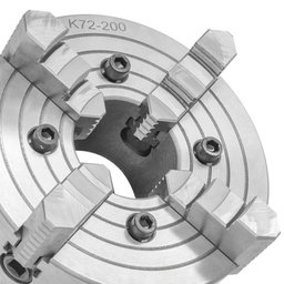 Placa para Torno Med. 160mm/6' - Independente - 4 Castanhas - 3