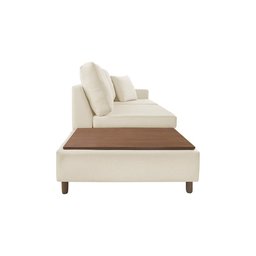 Sofá Living Lotus com Apoio Lateral Esquerda 2,40m em Linho - 4