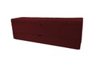 Ver imagem 2 de Recamier Puff Baú Sapateira com Gaveta 1,58 Cm para Cama Box Queen Size - Vinho
