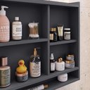 Ver imagem 6 de Espelheira Suspensa para Banheiro Closet Porta e Armário Acqua com Nicho