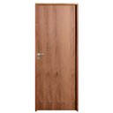 Ver imagem 1 de Porta de Madeira Semi-oca Padrão Imbuia Lisa Bat.14 Cm Eco Fech Modena Externa 210ax72l-lado Direito