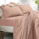 Ver imagem 2 de Jogo de Cama Simples Solteiro 2 Peças Toque Acetinado Slim Laranja