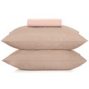 Ver imagem 1 de Jogo de Cama Simples Solteiro 2 Peças Toque Acetinado Slim Laranja